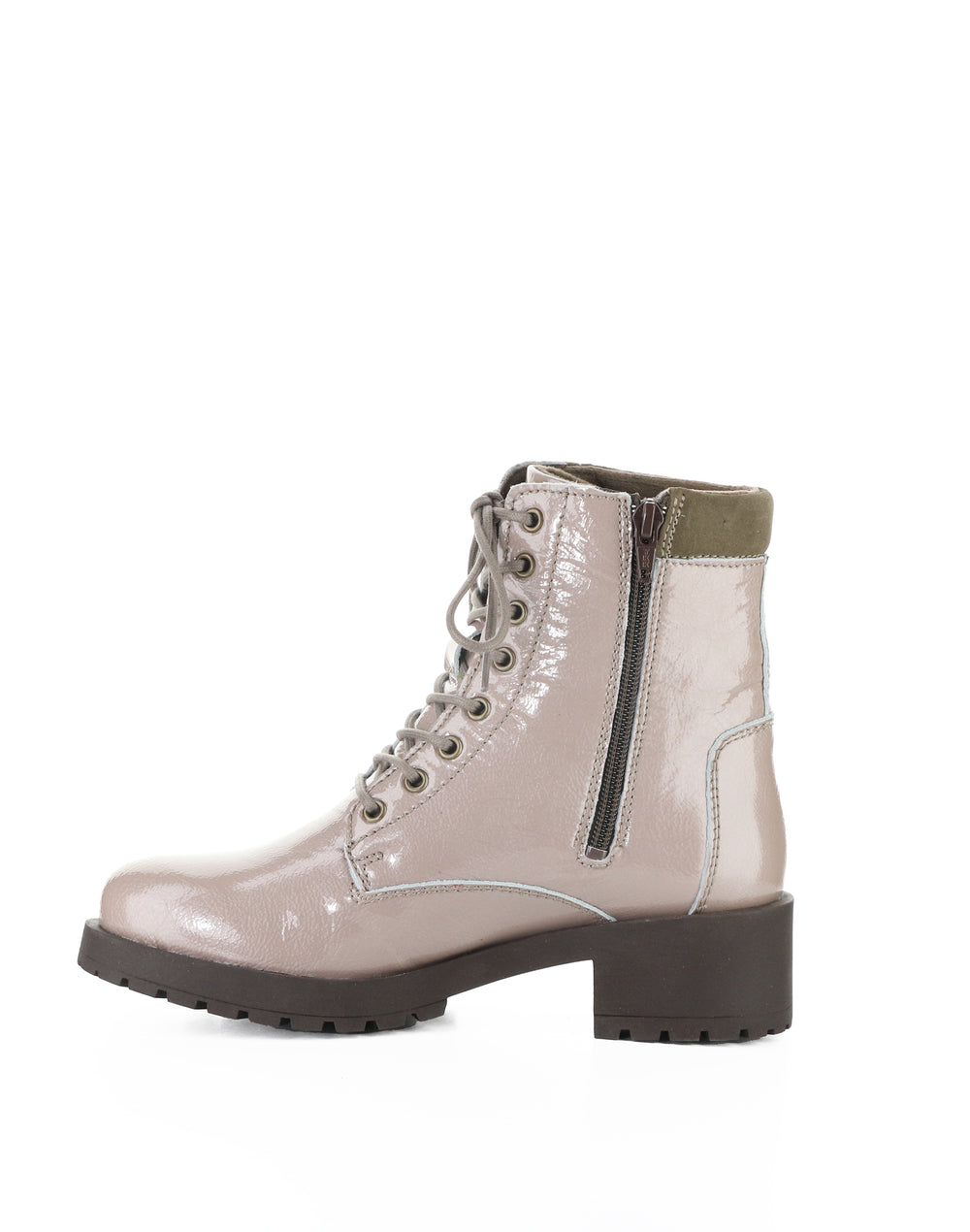 AMIRA CASTOR/TAUPE GULMARG PATENT/SUEDE