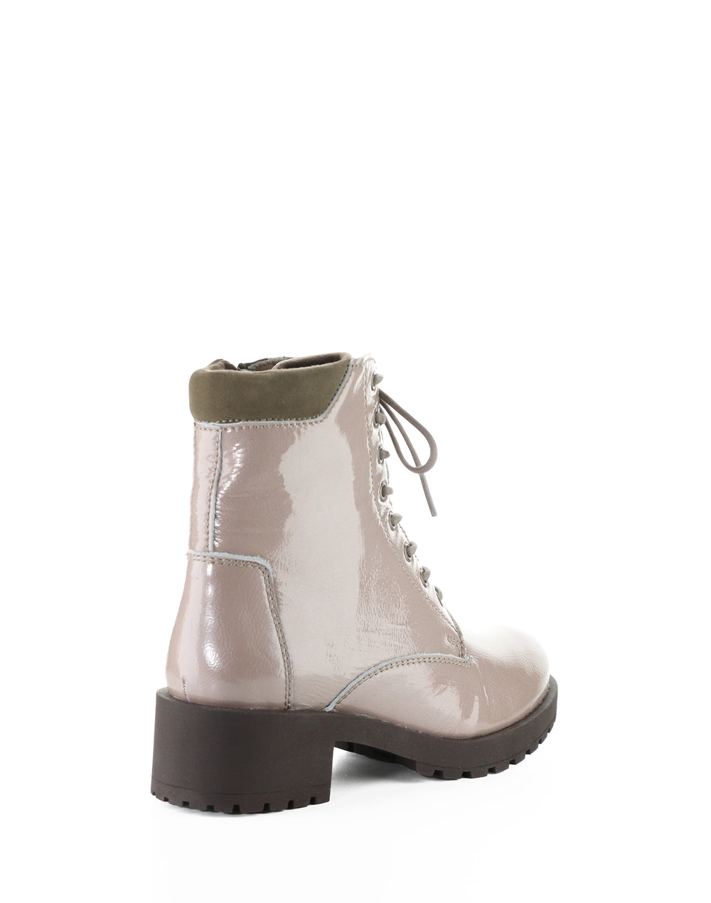 AMIRA CASTOR/TAUPE GULMARG PATENT/SUEDE