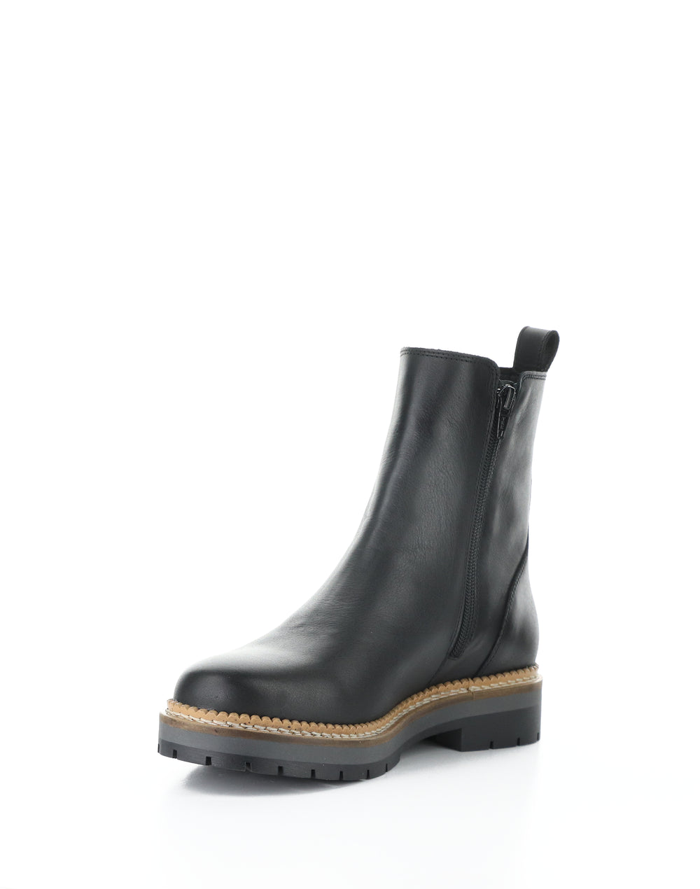Among Black Feel Leather
