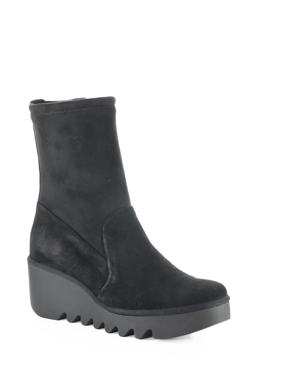 BOIK602FLY 001 BLACK OIL SUEDE/STRETCH