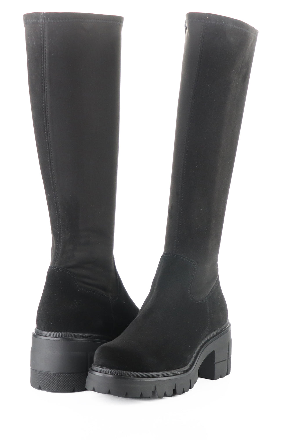 BRENNA BLACK SUEDE/EROS COMFORT