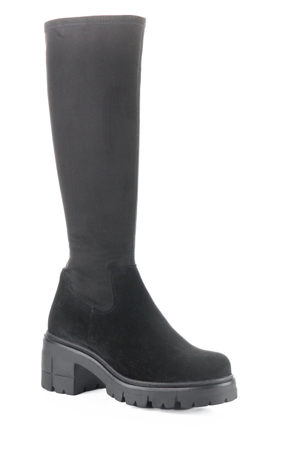 BRENNA BLACK SUEDE/EROS COMFORT