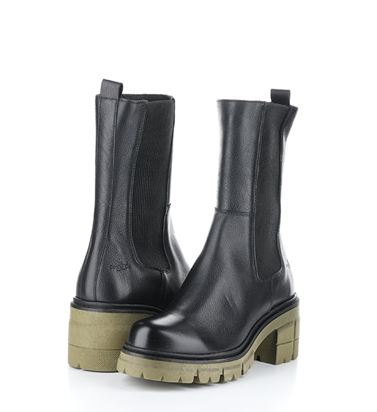 BRUNAS BLACK/GREEN FEEL/ELASTIC