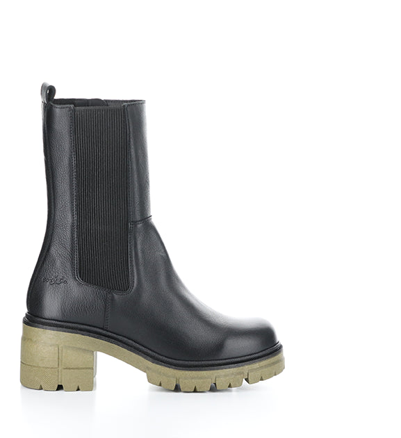 BRUNAS BLACK/GREEN FEEL/ELASTIC