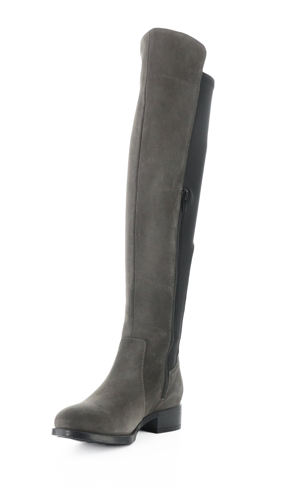 BUNT GREY/BLACK SUEDE/TRICO