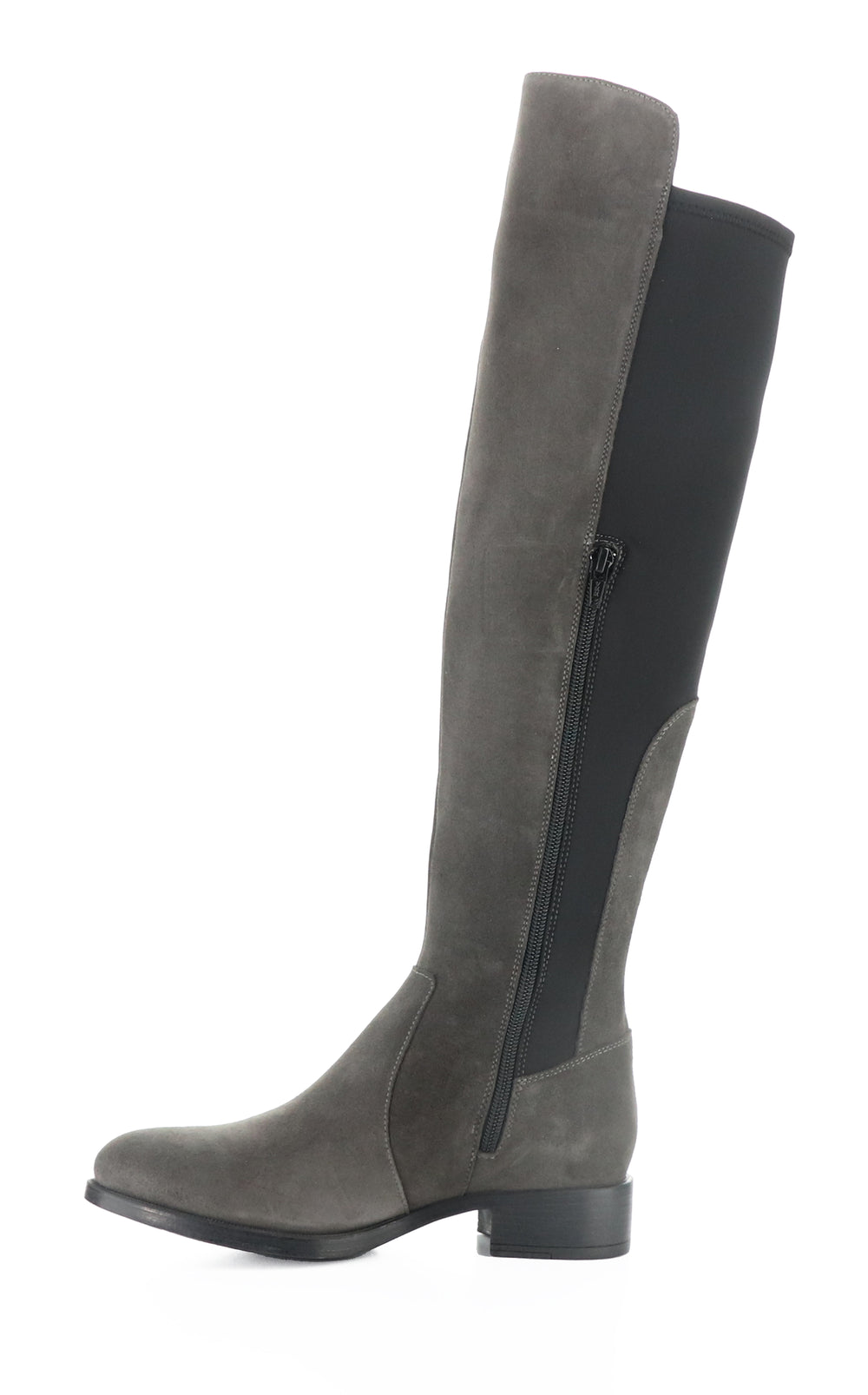 BUNT GREY/BLACK SUEDE/TRICO