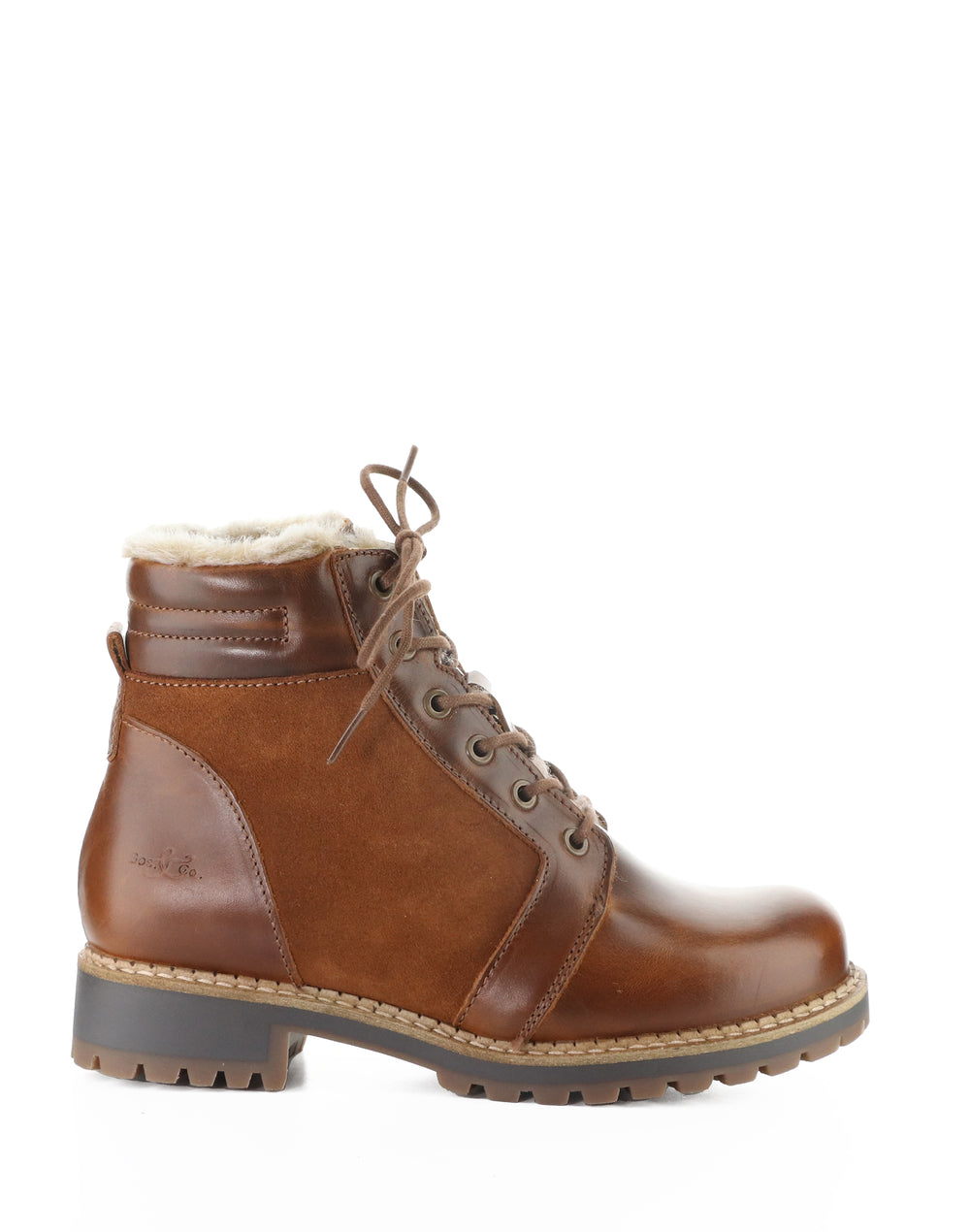 CHILL COGNAC/SCOTCH AVANZA/SUEDE/FAUX FUR