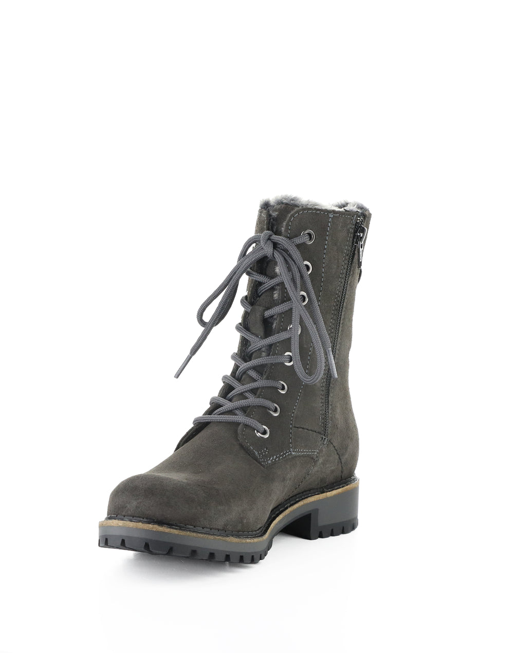 CYRUS ANTHRACITE SUEDE/FAUX FUR
