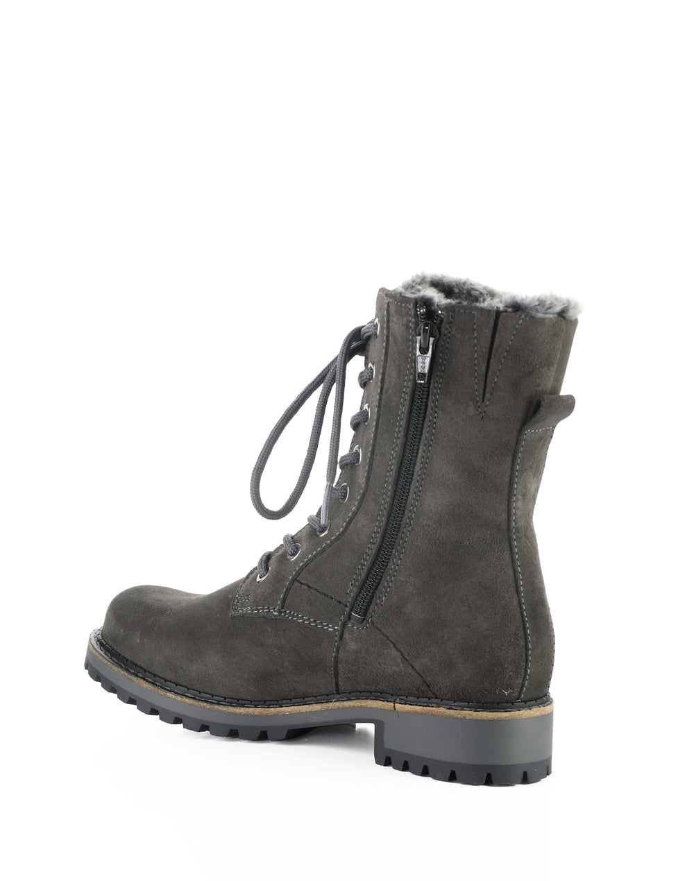 CYRUS ANTHRACITE SUEDE/FAUX FUR