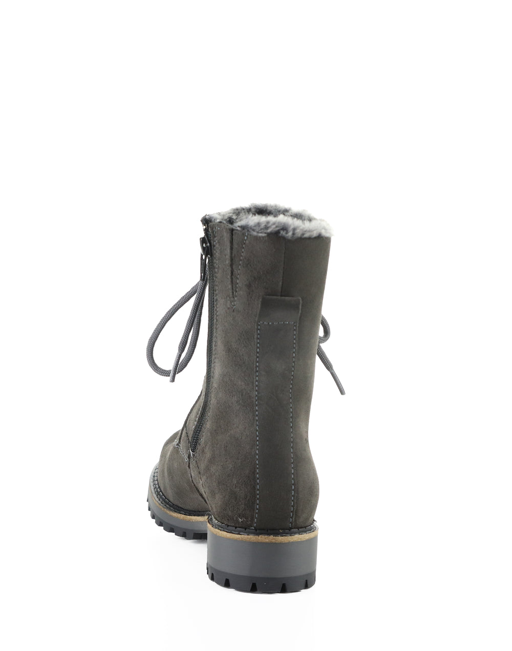 CYRUS ANTHRACITE SUEDE/FAUX FUR