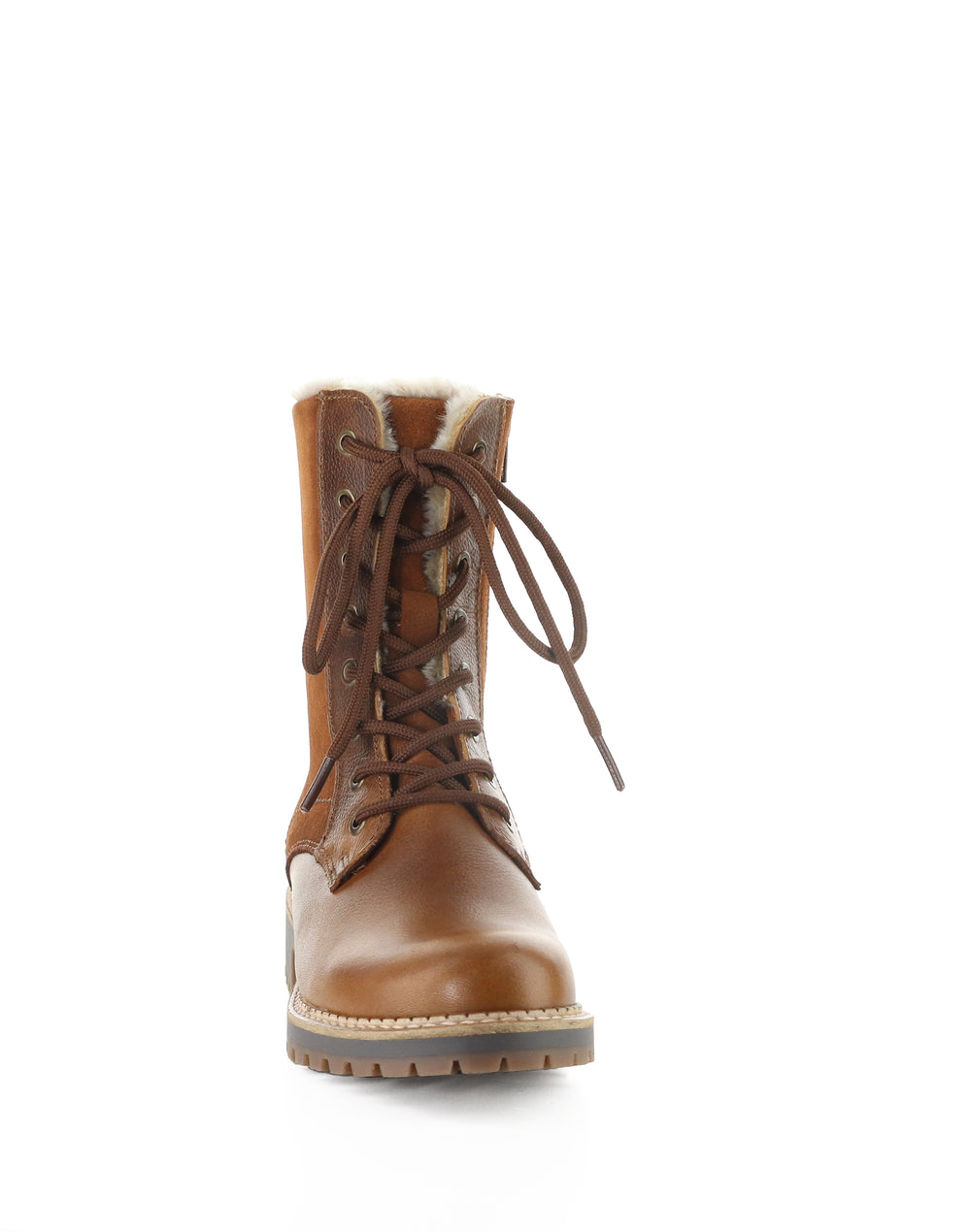 CYRUS COGNAC/TOFFEE GOBI/SUEDE/FAUX FUR