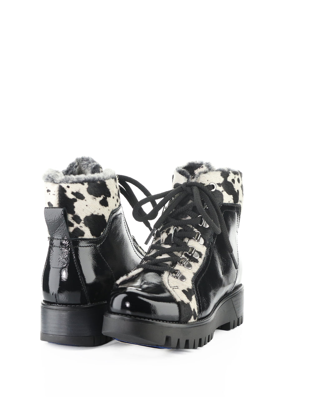 GARO PRIMA BLACK/SALTPEPPER17 GULMARG PAT/SDE/AM/FAUX FUR
