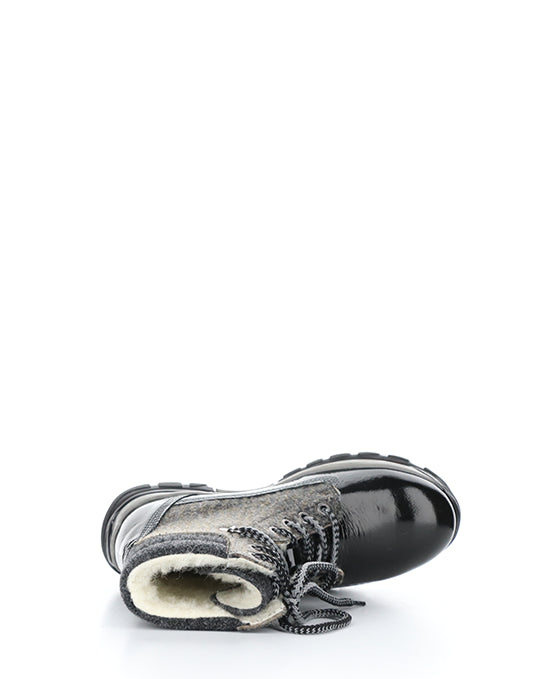 GIFT BLACK PATENT/MACKENZIE/TWEED