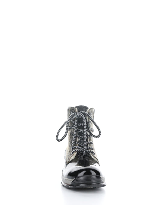 GIFT BLACK PATENT/MACKENZIE/TWEED