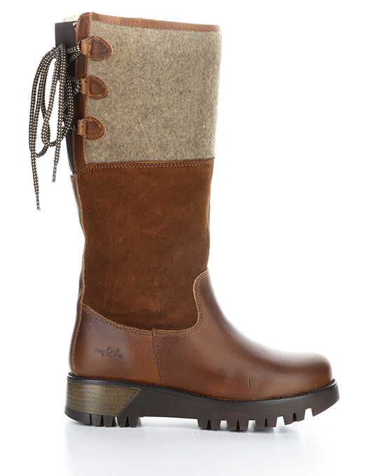 GOOSE PRIMA COGNAC/REDWOOD/BEIGE GOBI/SUEDE/TWEED