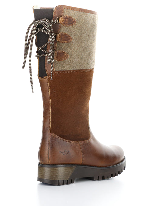 GOOSE PRIMA COGNAC/REDWOOD/BEIGE GOBI/SUEDE/TWEED