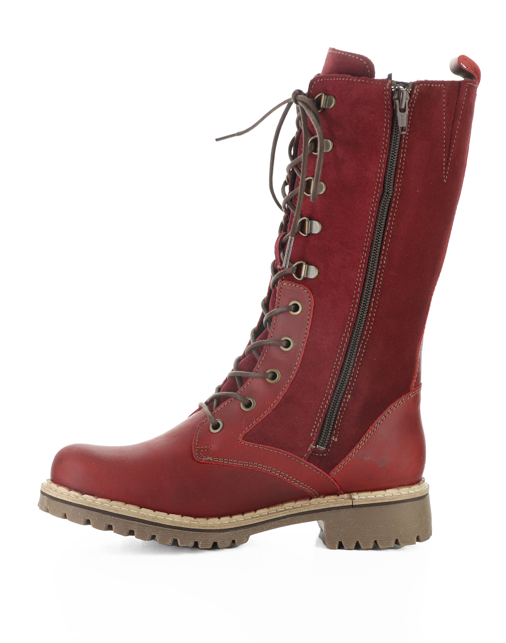 HAVI RED/SANGRIA SADDLE/SUEDE
