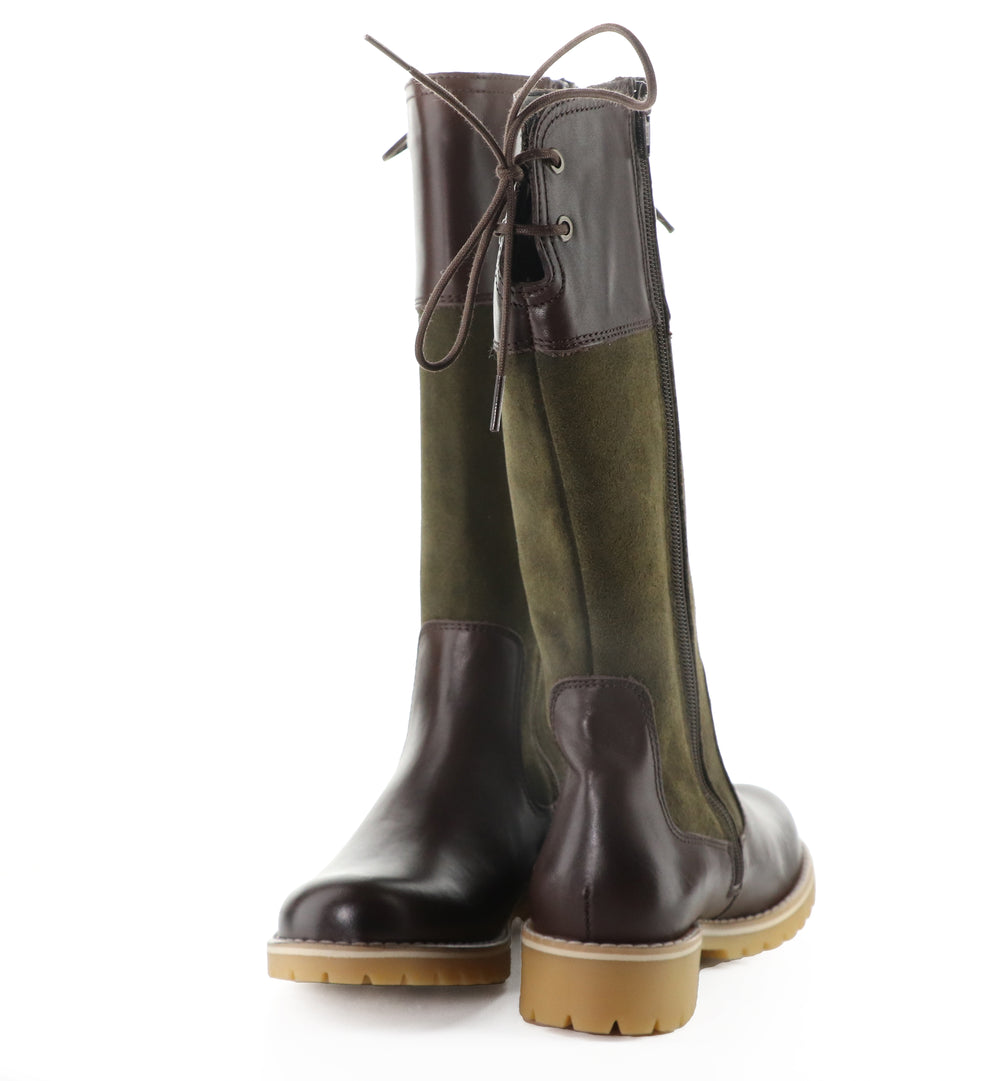 HUNT DK BROWN/OLIVE FEEL/OILSUEDE