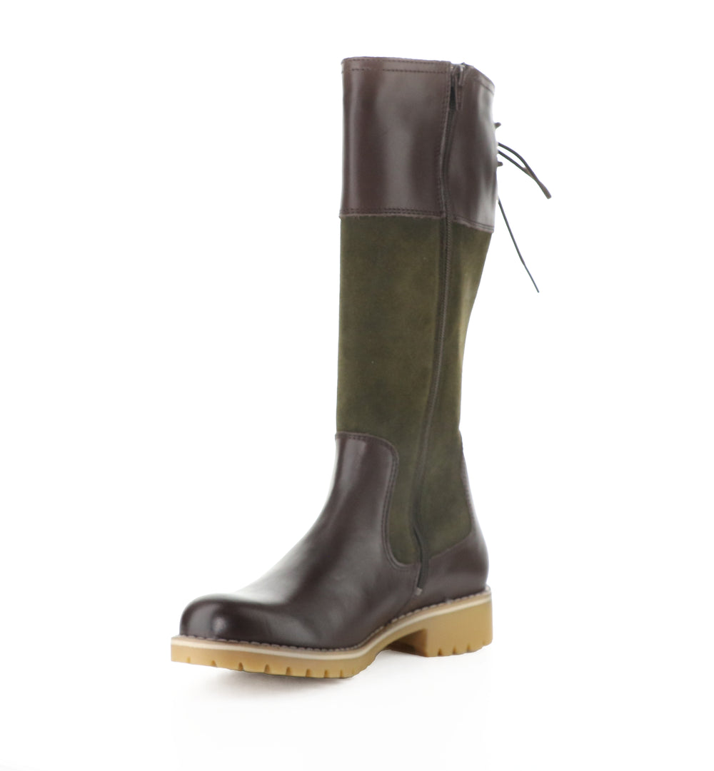 HUNT DK BROWN/OLIVE FEEL/OILSUEDE