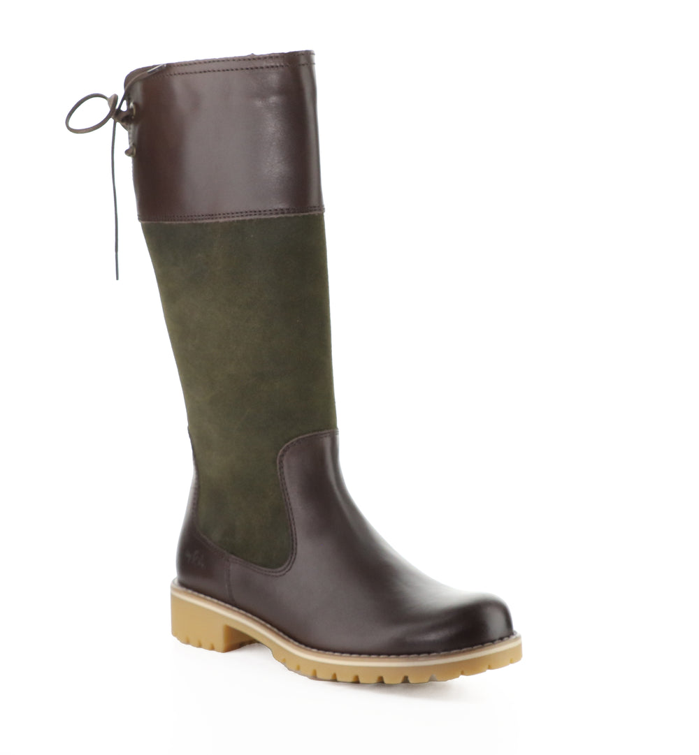 HUNT DK BROWN/OLIVE FEEL/OILSUEDE