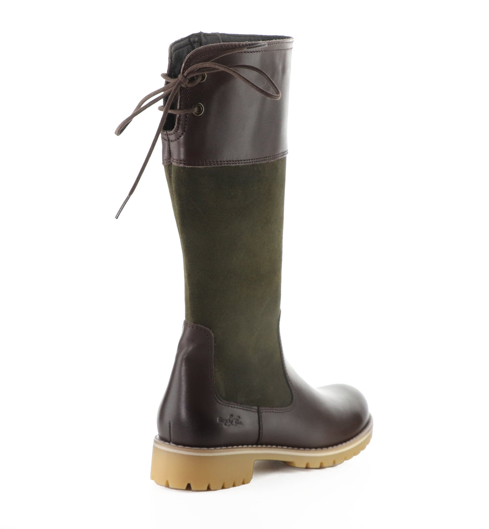 HUNT DK BROWN/OLIVE FEEL/OILSUEDE