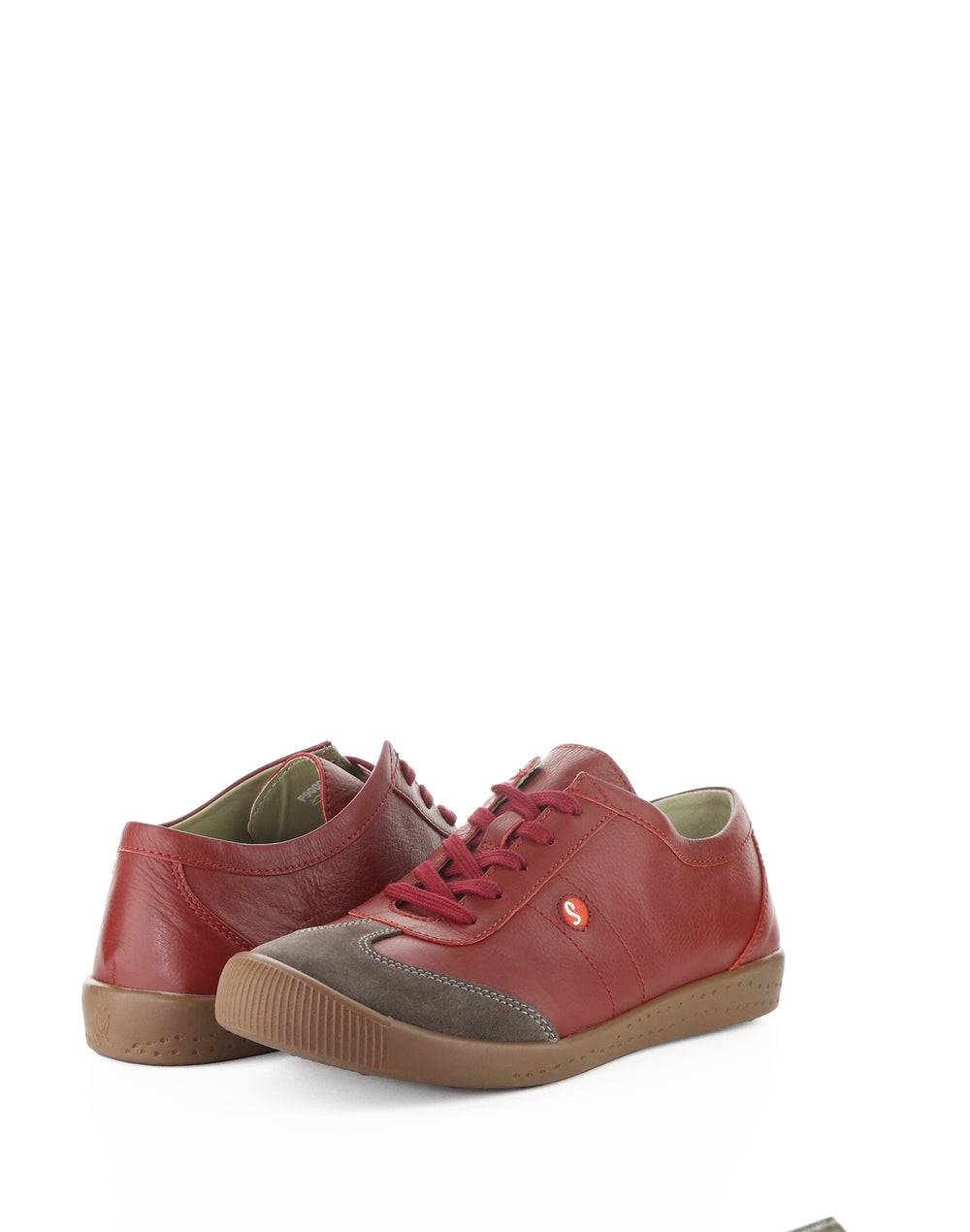 IGLU843SOF 012 RED/TAUPE SMOOTH LEATHER