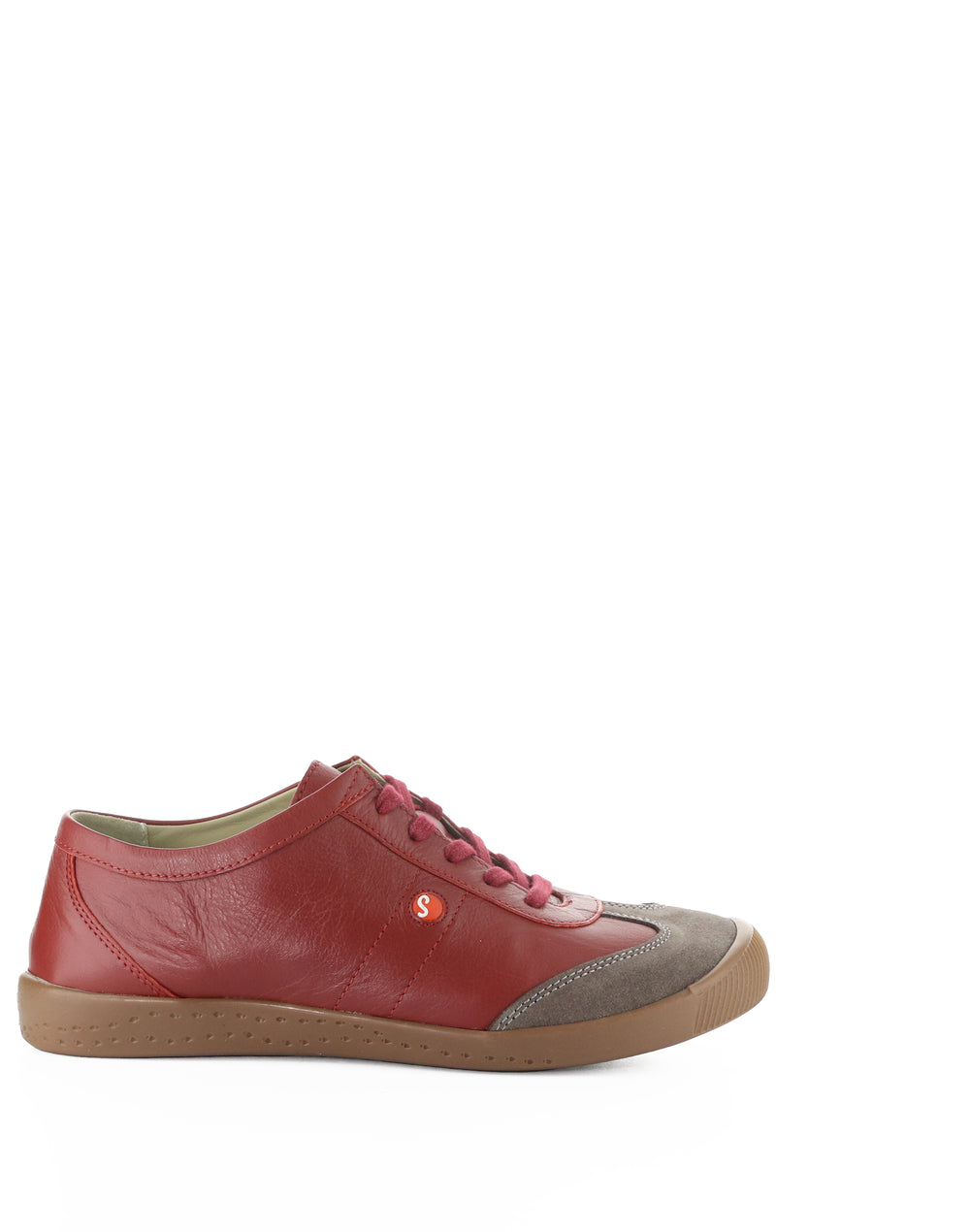 IGLU843SOF 012 RED/TAUPE SMOOTH LEATHER