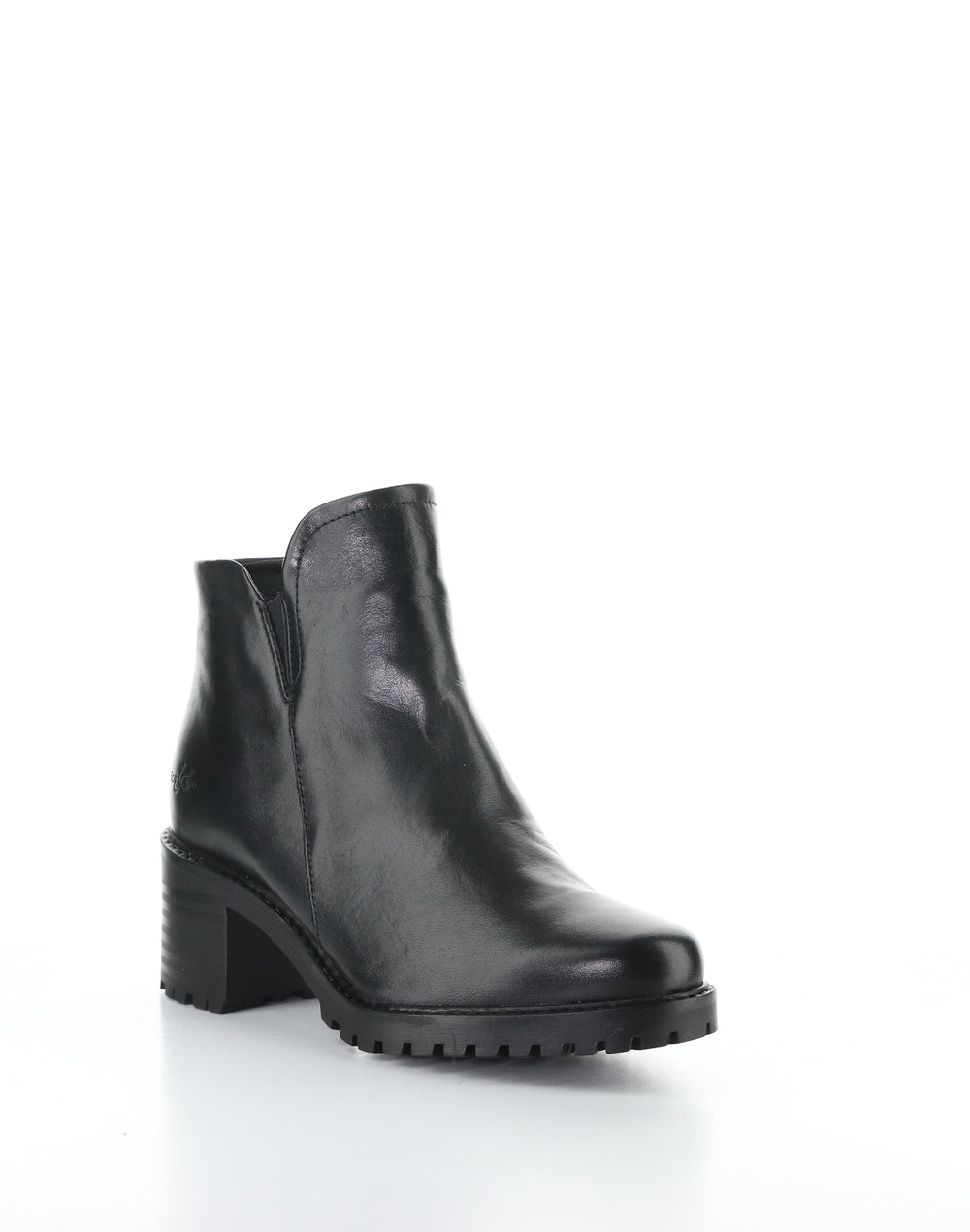 INARA BLACK FEEL LEATHER