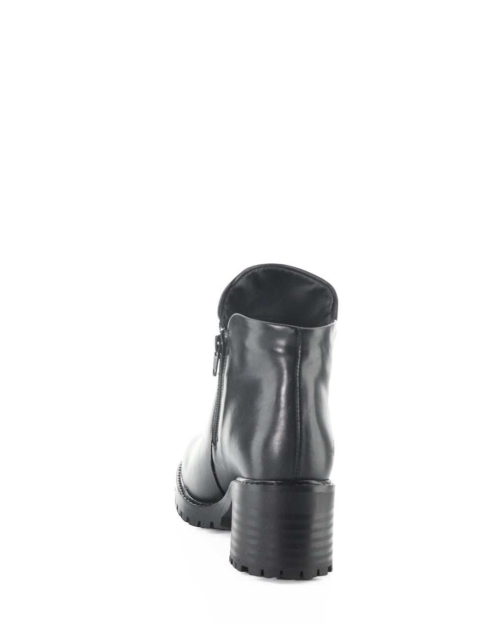 INARA BLACK FEEL LEATHER