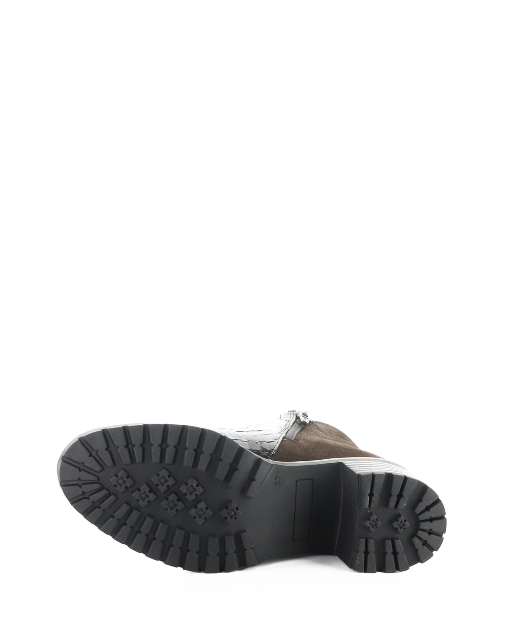 INARA DK BROWN/COFFEE CROCCO PRINT/SUEDE