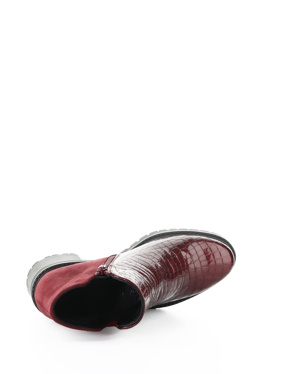 INARA RED/SANGRIA CROCCO PRINT/SUEDE