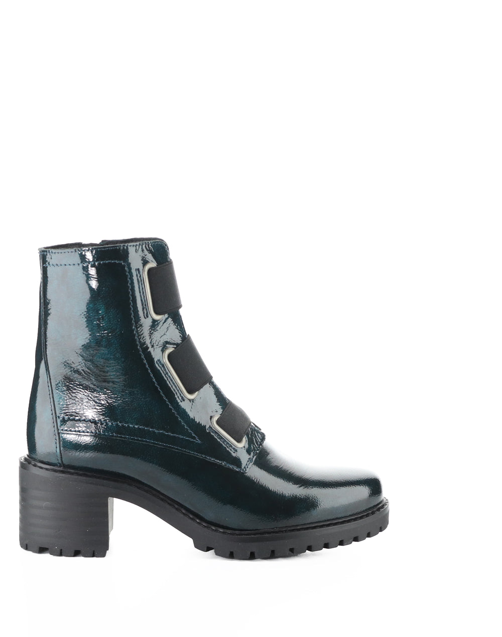 INDIE DK GREEN MACHADO PATENT/ELASTIC