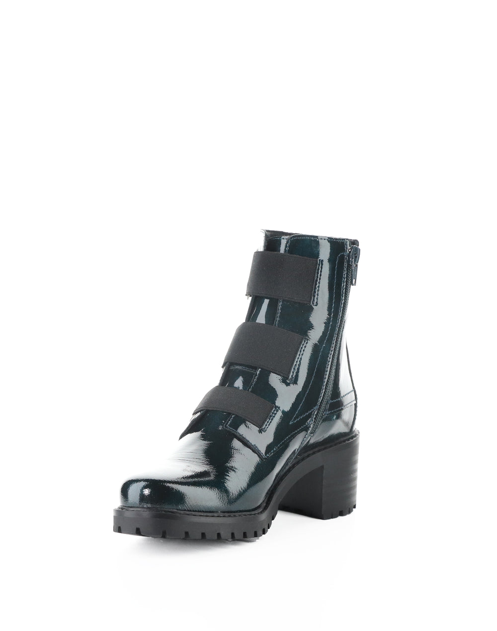 INDIE DK GREEN MACHADO PATENT/ELASTIC