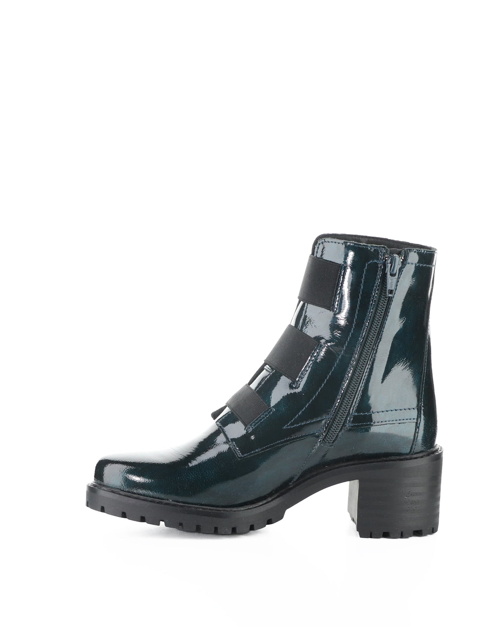 INDIE DK GREEN MACHADO PATENT/ELASTIC