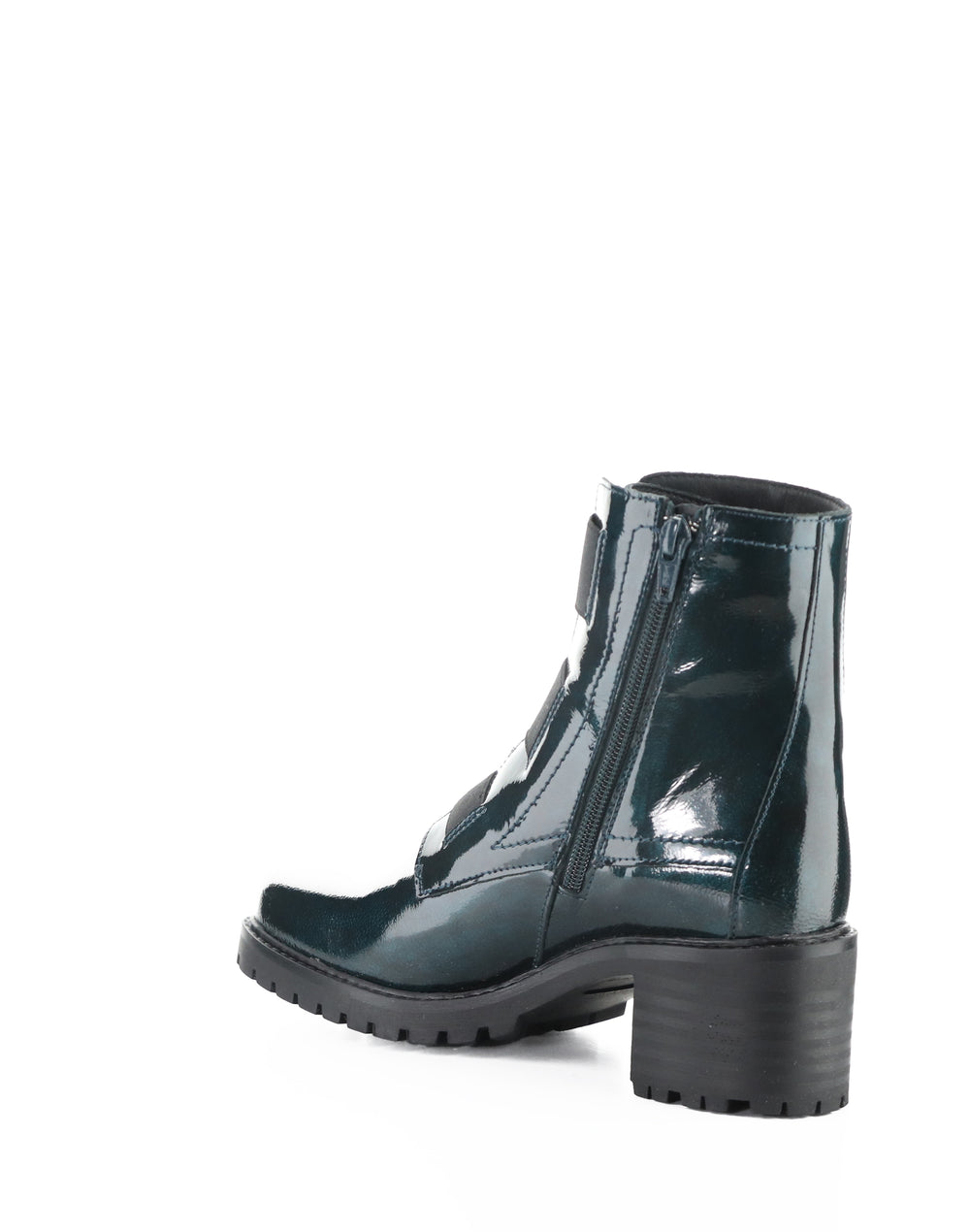 INDIE DK GREEN MACHADO PATENT/ELASTIC