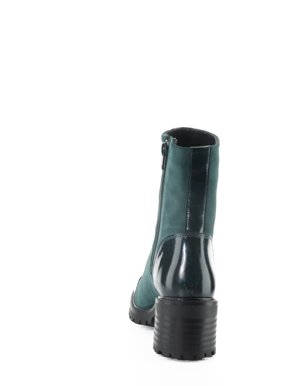 INGRID DK GREEN/PINE MACHADO PATENT/SUEDE
