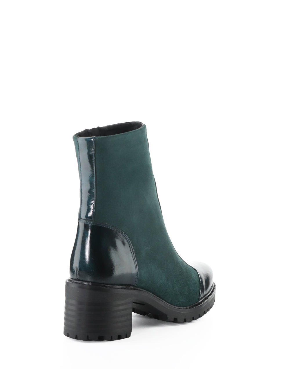 INGRID DK GREEN/PINE MACHADO PATENT/SUEDE
