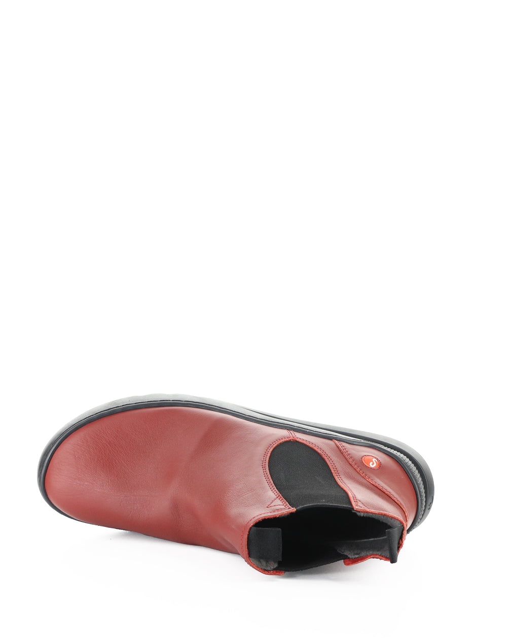 LACE841SOF 004 RED SMOOTH LEATHER