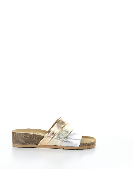 Libby Pearl Combo Metallic Nappa
