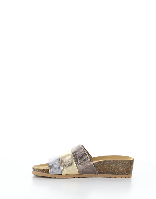 Libby Anthracite Combi Metallic Nappa