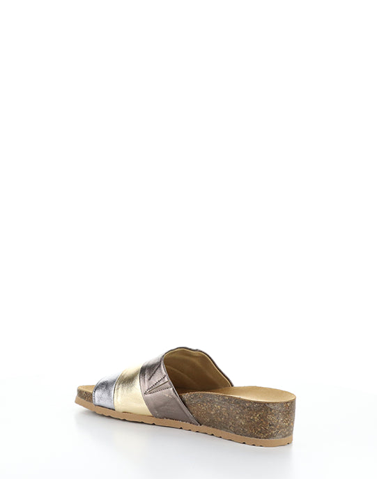 Libby Anthracite Combi Metallic Nappa