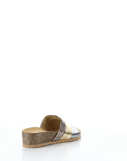 Libby Anthracite Combi Metallic Nappa