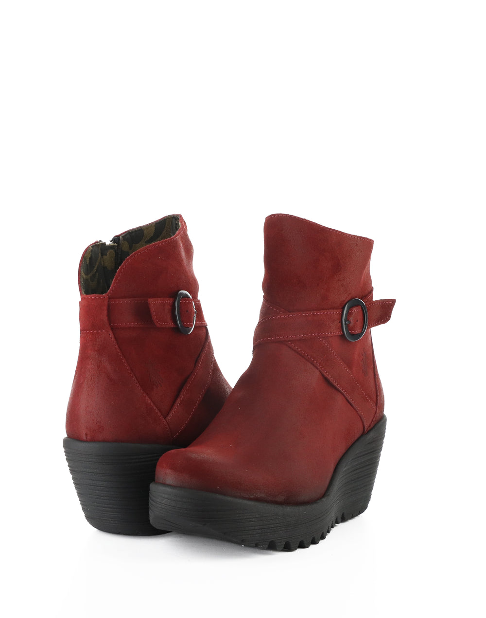 LOIK540FLY 004 RED OIL SUEDE