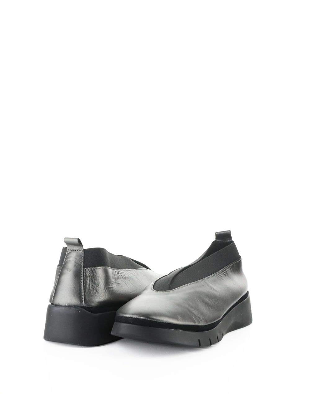 LOMEL 004 ANTHRACITE METALLIC LEATHER