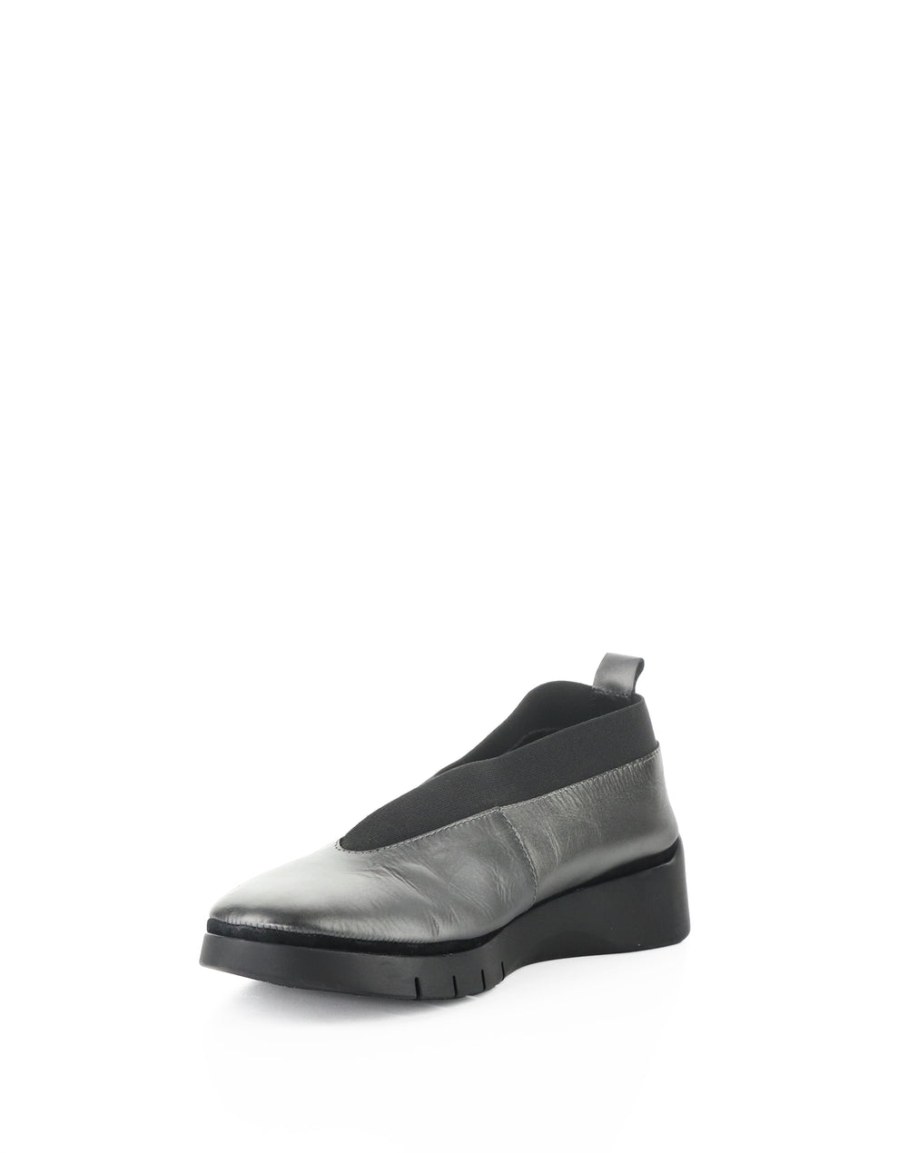 LOMEL 004 ANTHRACITE METALLIC LEATHER