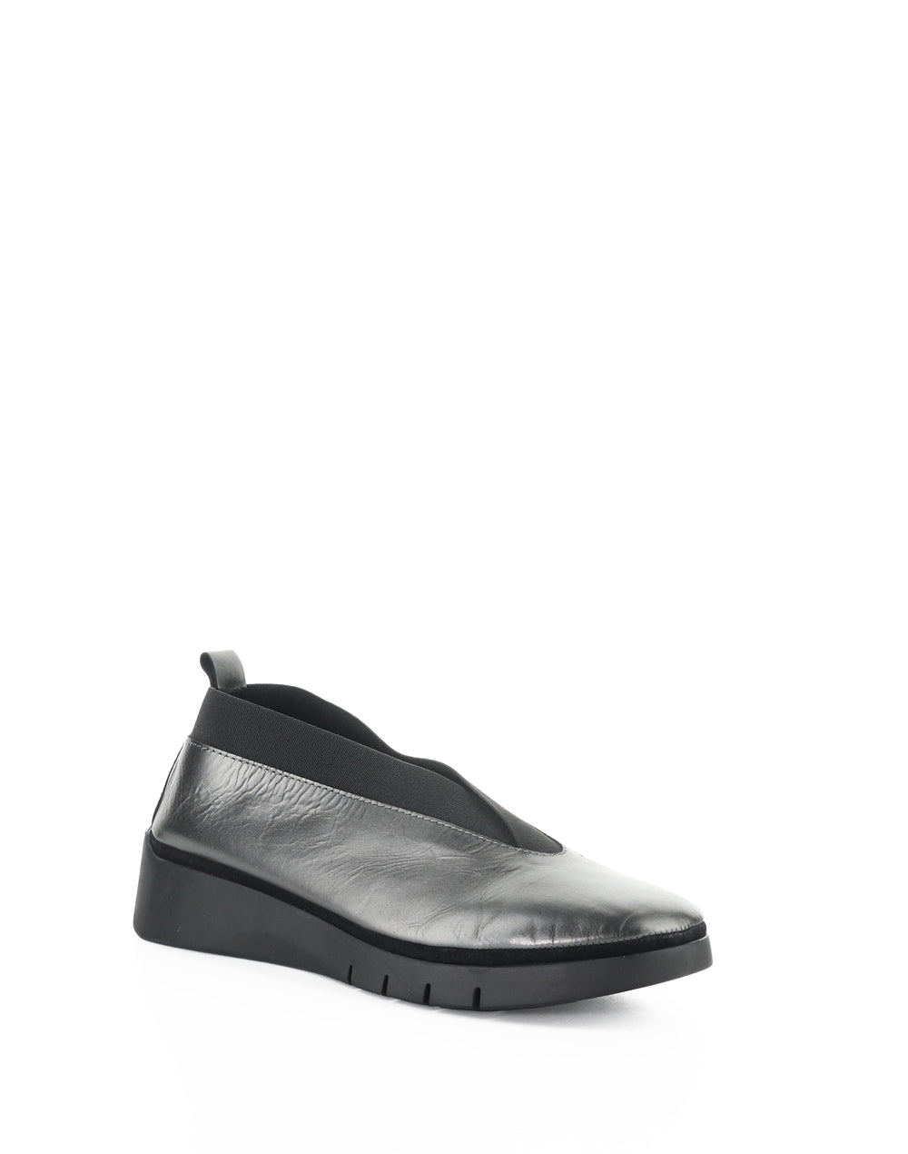 LOMEL 004 ANTHRACITE METALLIC LEATHER