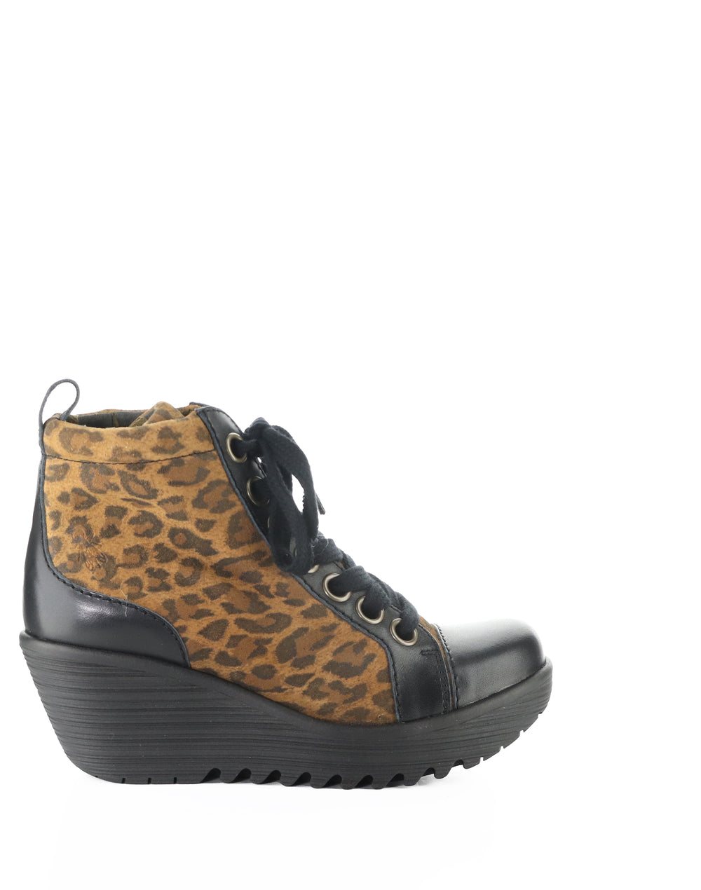 LUFE544FLY 000 BLACK/CAMEL BURN/LEOPARD SUEDE PRINT