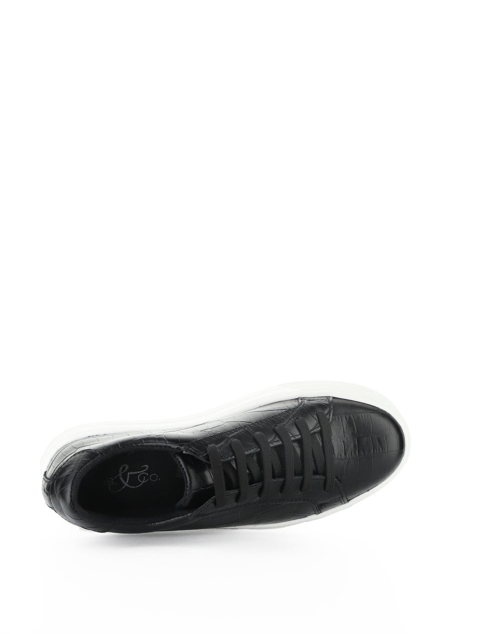MAYA BLACK CROCCO EMBOSS