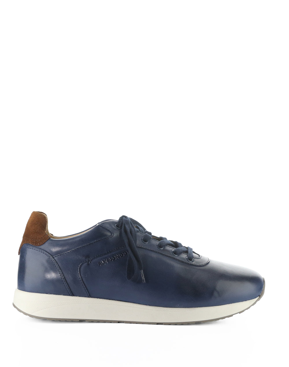 MEKS518FLY 001 NAVY/CAMEL BURN/OIL SUEDE