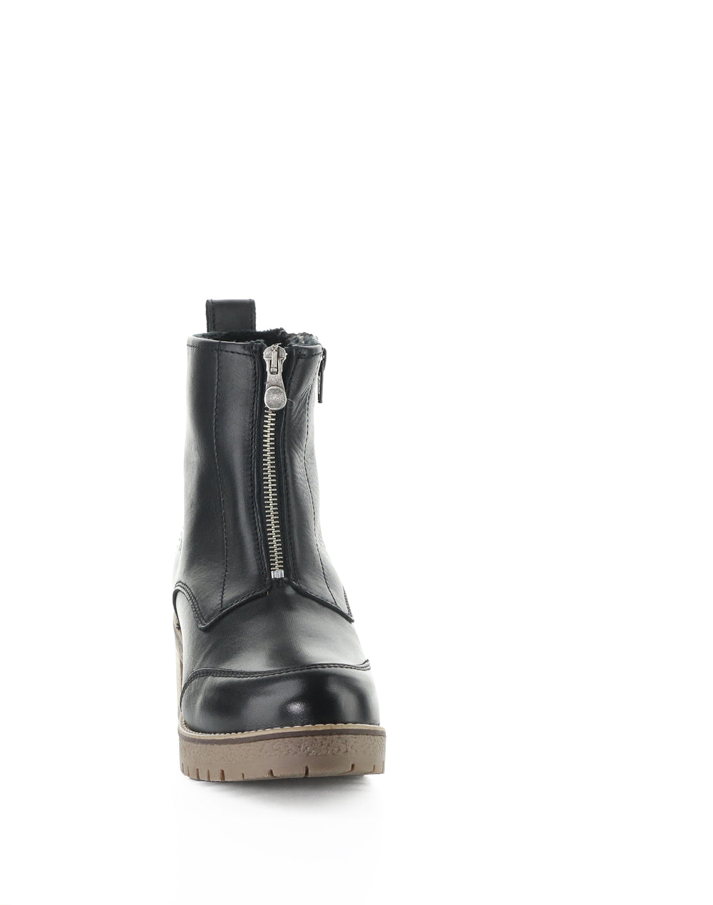 MUNRO BLACK FEEL LEATHER